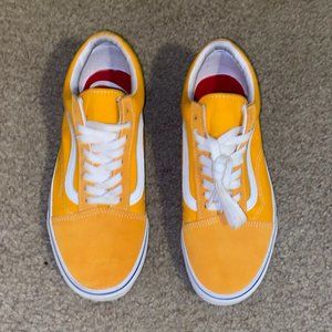 Yellow Vans, Size 9.5
